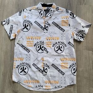 BRAND NEW Naruto "Shippuden Collection" Short Sleeve Button Up Men's Size XL